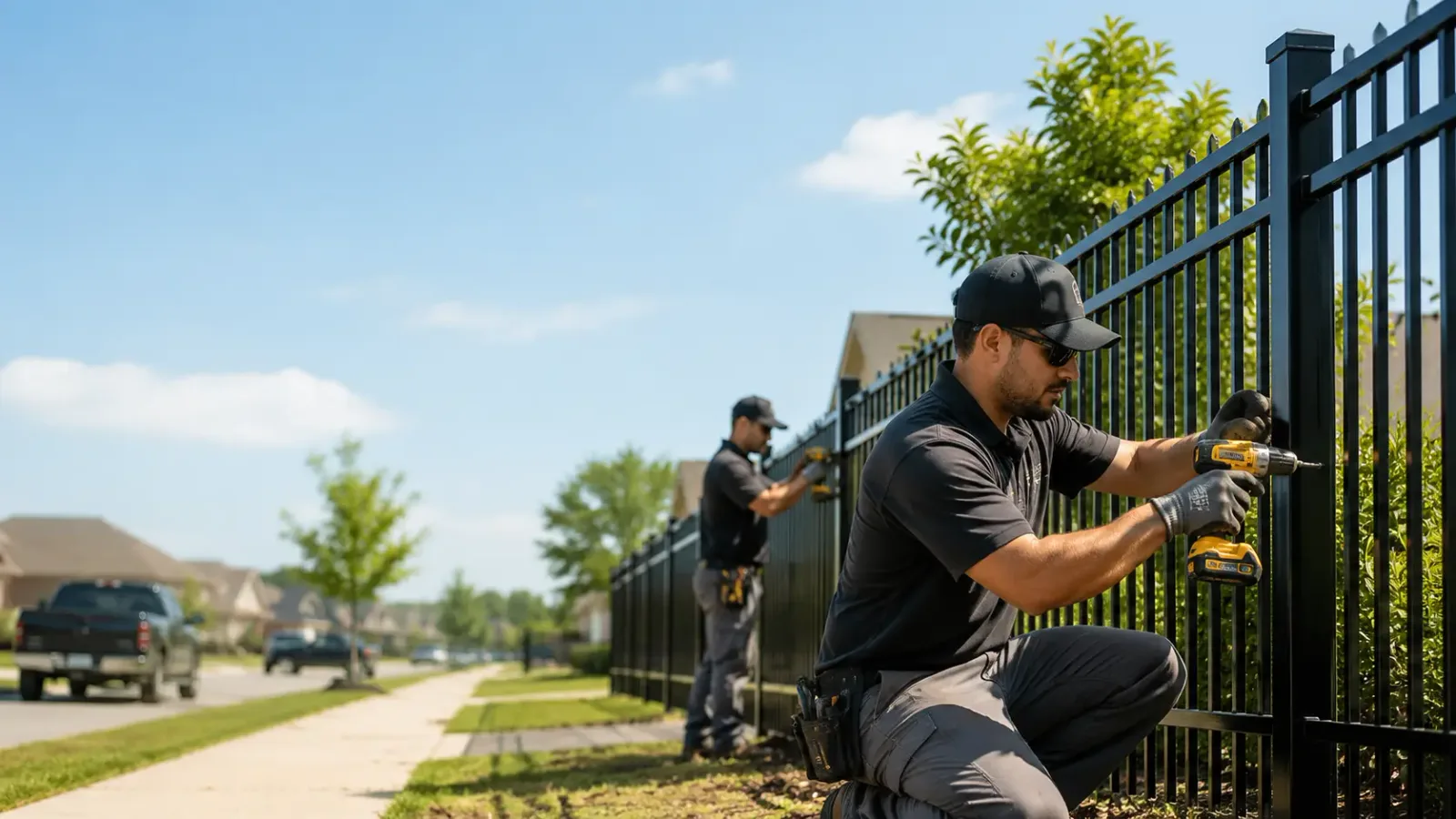Metal Fence Installation in Meyersville, TX
